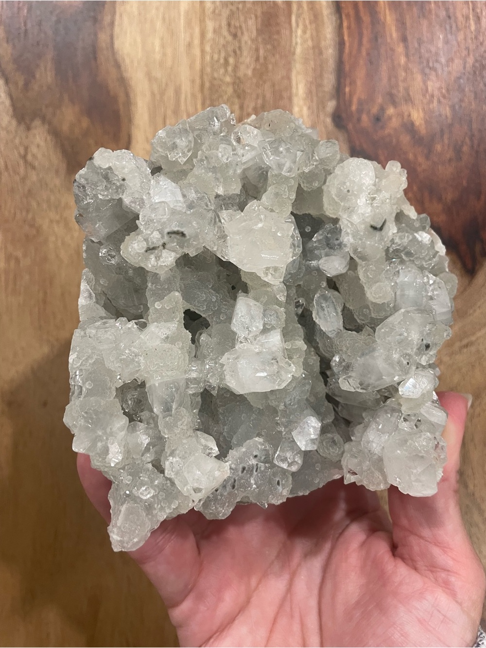 ✨ CLEARANCE ✨ zeolite Apophylite and chalcedony crystal display piece